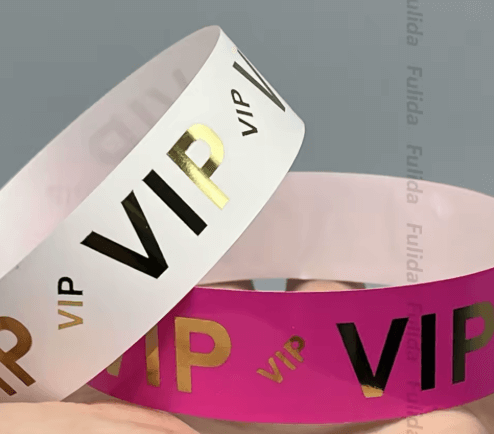 Adhesive + Foil Stamped