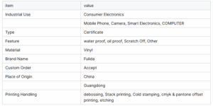
VOlD & Tamper-Evident