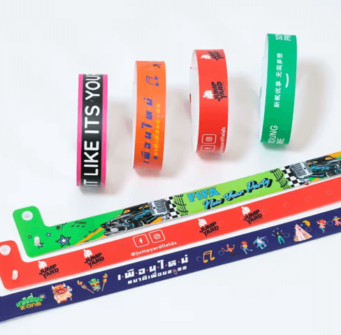 Waterproof Disposable Vinyl Wristbands