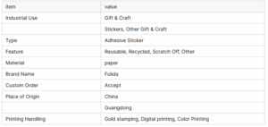 Transparent Adhesive Sticker