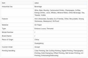 Luxury Custom Wine Labels 