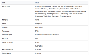 NFC printed plastic wristbands