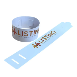 PET Snap Lock Disposable Wristbands