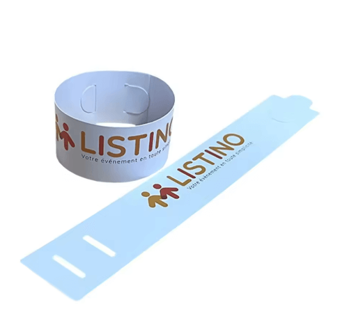 PET Snap Lock Disposable Wristbands