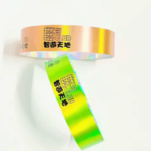 Custom Holographic Vinyl Event Wristbands