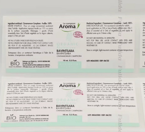 White Waterproof PP Label