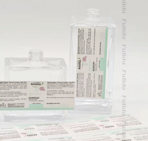 Custom White Waterproof PP Label – Durable Adhesive Vinyl Sticker for Shampoo & Household Packaging - Image 4