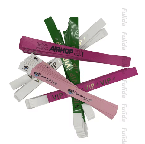 Printed 3/4 Inch PVC ID Wristbands