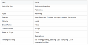 Gold Foil Brand Logo Decal