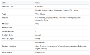 White Waterproof PP Label