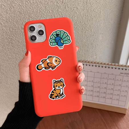 Eco-Friendly Cartoon Stickers