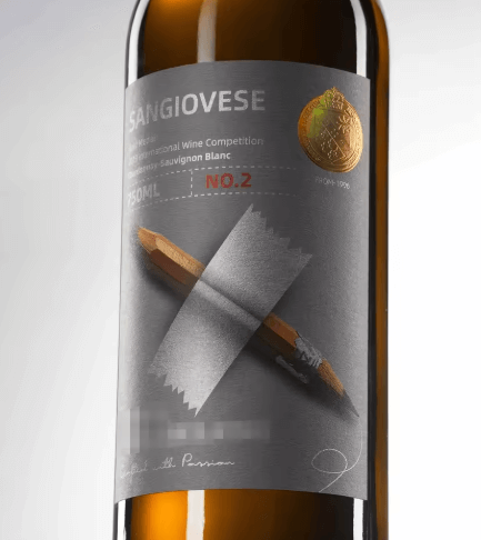 Commercial Wine Bottle Label with Eco-Friendly Pape - Image 2