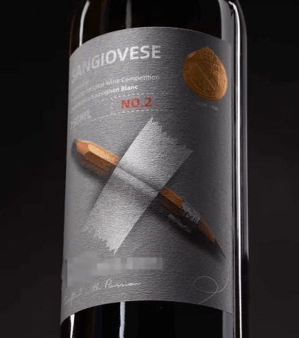 commercial wine bottle labels