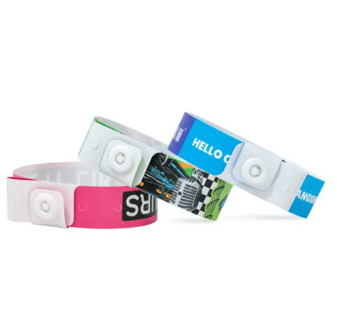 Waterproof Disposable Vinyl Wristbands
