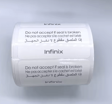 Custom Fragile Eggshell Stickers 