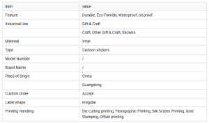 Vibrant Custom Kids Vinyl Stickers 