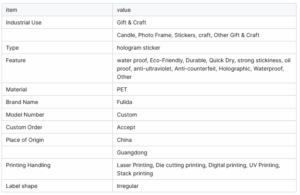 Vinted Clear PET Stickers