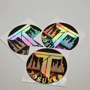 Custom Shiny Laser-Printed Holographic Sticker