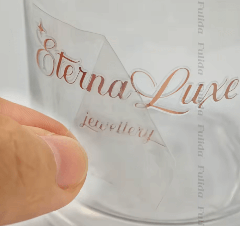 Clear Perfume Logo Sticker