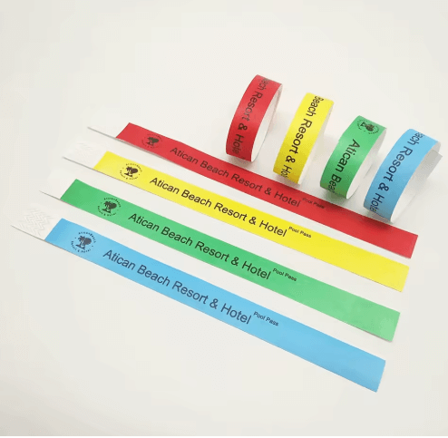 Colorful Tyvek® Logo Wristbands