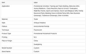 DuPont™ Tyvek Custom Promotional Wristbands