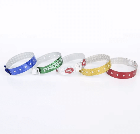 Vinyl Snap Lock Disposable Wristbands