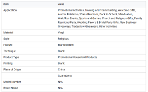 Wholesale Religious Style Vinyl Wristbands