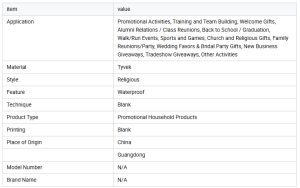 Waterproof Tyvek Wristbands