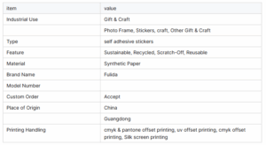 Kids Eco-Friendly Synthetic Paper Sticke