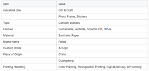 Christmas Festival Decorative Synthetic Paper Sticker 