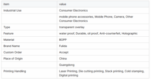 Custom 3D Logo Hologram Foil Security Label