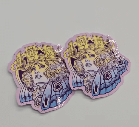 Die-Cut Kids Vinyl Decorative Sticker Labels