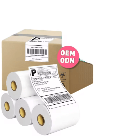 4×6 Inch Direct Thermal Adhesive Sticker Labels