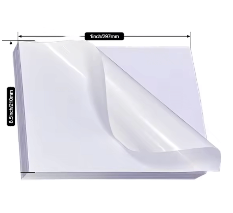 Factory Custom A4 White Ultra-Gloss Waterproof Vinyl Sticker Labels - Image 2