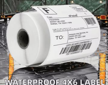 A6 Waterproof Roll Adhesive Waybill Labels