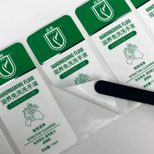 PVC Custom Packaging Label | Oil-Proof Die-Cut Sticker for Lotion, Hair Care & Candle Products - Image 3