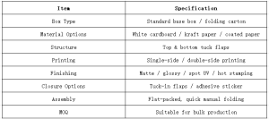Cost-Effective Folding Carton Boxes