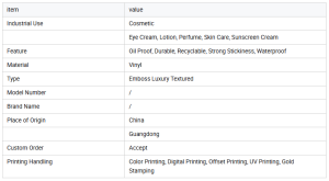 Custom Perfume Label Stickers