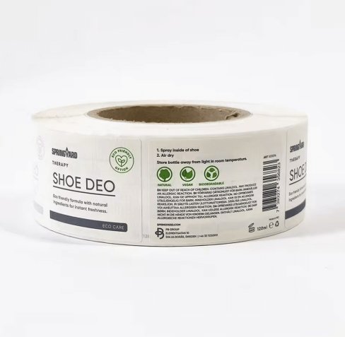 Custom Food Biodegradable Compostable Adhesive Labels
