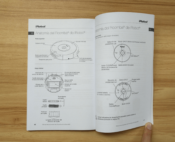 Smart Robotic Vacuum Cleaner Instruction Manual Printing