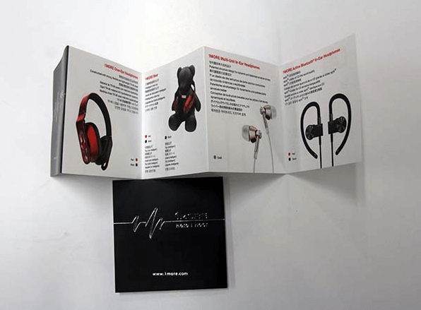 Miniature Fold-Out Headphone Instruction Manual Printing