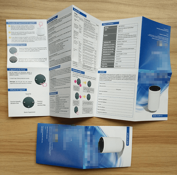 Electronic Appliance Four-Fold Color Instruction Manual Printing