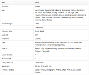 Natural Eco-Friendly Water-Soluble Corn Starch Stickers