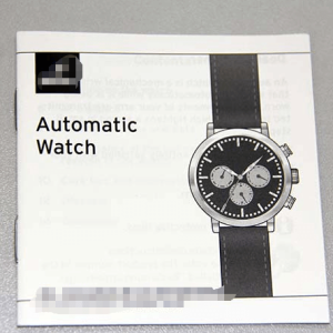 Miniature Saddle Stitch Instruction Manual Printing for Watches