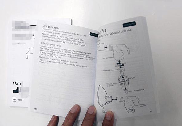 Medical Inhaler Instruction Manual Printing