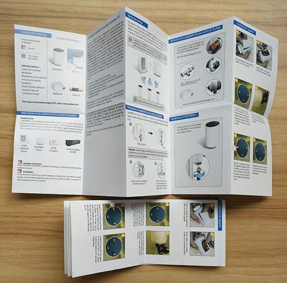 Electronic Appliance Four-Fold Color Instruction Manual Printing