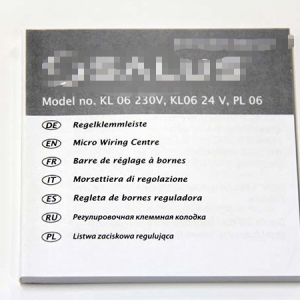 Thermostat Instruction Manual Printing