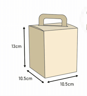 square carrying coffee box