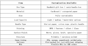 Handheld Gift Box Packaging